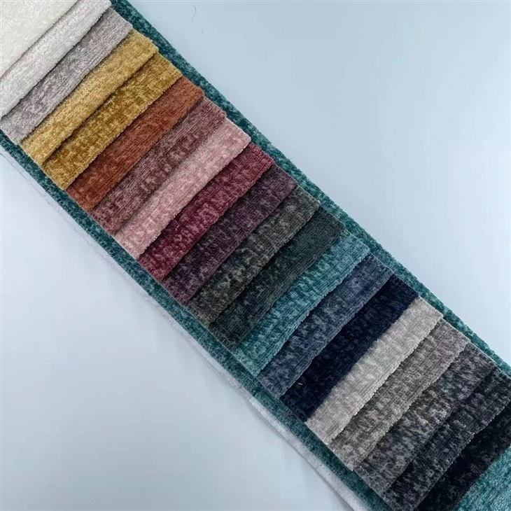Jacquard Chenille Upholstery Sofa Fabric factory